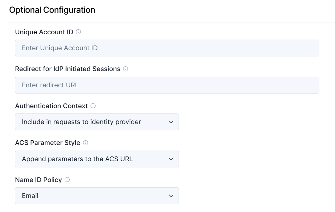 Configure